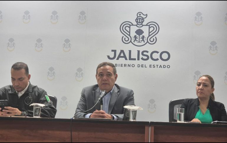 Roberto Alarcón Estrada, coordinador general Estratégico de Seguridad de Jalisco, anunció la instalación de cámaras interestatales que fortalecerán el C5. ESPECIAL
