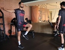 El equipo fue dividido en grupos para realizar evaluaciones médicas y pruebas físicas. CORTESÍA/ ATLAS FC