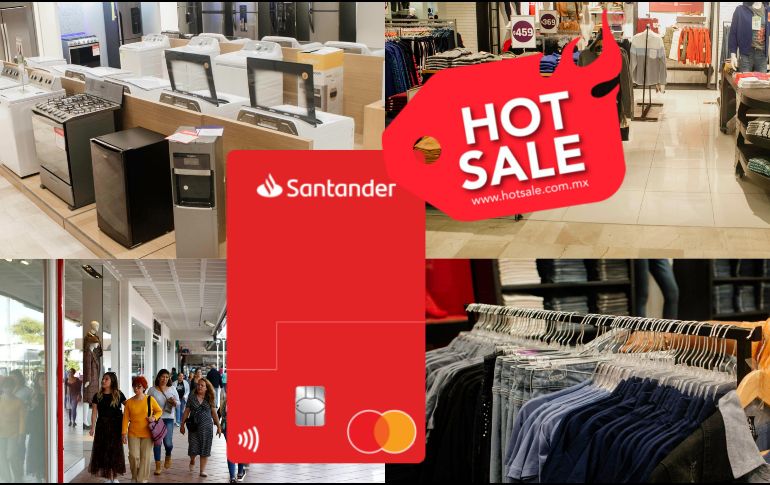 Esta venta representa una semana de descuentos y promociones en productos y servicios de diversas marcas y giros comerciales que llegarán hasta sus clientes. EL INFORMADOR / ARCHIVO / Santander México / Hot Sale