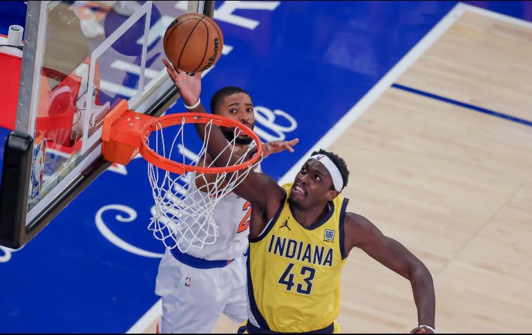 Pascal Siakam. El camerunés fue la gran figura por los vencedores. EFE/J. Lane