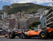 Lando Norris se convirtió en el gran protagonista al firmar la vuelta más rápida en la historia del Gran Premio de Mónaco. AFP / C. Simon
