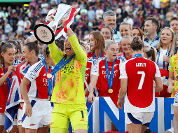 El Partido de la Final de la Champions femenina, se disputó en el Estadio José Alvalade de Lisboa con las gradas llenas. EFE / T. Albir