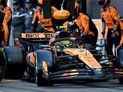 McLaren aprovechó cada momento clave de la competencia y supo posicionar a sus dos pilotos al frente. EFE/EPA/G. Bouys