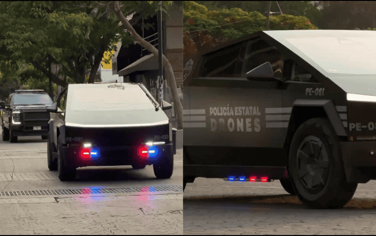 Este anuncio llega luego de que en días pasados circularon imágenes de una patrulla Cybertruck de Tesla, valuada en 2.2 millones de pesos en México, perteneciente a la Policía de Jalisco. ESPECIAL