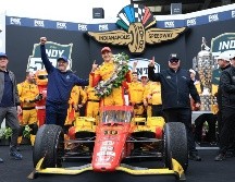 Palou se inscribió como nuevo rey de Indianápolis. AFP/ J. Casterline.