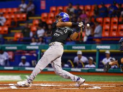 Johneshwy Fargas volvió a la titularidad tras una lesión con un jonrón de dos carreras que puso en ventaja a Jalisco. CORTESÍA/Charros de Jalisco