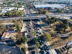La estrategia implementada en el tramo del Periférico y La Minerva bajó los tiempos de traslado en alrededor de 12 minutos, pero entre San Agustín y Periférico aumentó el tiempo del recorrido por las obras en el Antiguo Camino a Colima. EL INFORMADOR/A. Navarro
