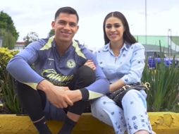 En compañía de su pareja, Brenda Zúñiga, el arquero de las Águilas aseveró desde las instalaciones de Coapa que están mejor que nunca. INSTAGRAM/ @clubamerica