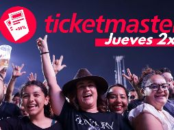 Estos son los conciertos de Guadalajara en los que aplica el 2x1 de Ticketmaster. EL INFORMADOR / ARCHIVO