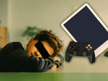 El 60% de los adolescentes informó la utilización habitual de pantallas en las horas previas a acostarse y refieren dormir únicamente siete horas por noche. ESPECIAL / CANVA