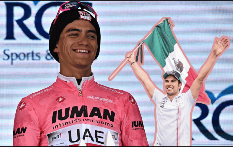 Así, el ciclista mexicano se tomó unos momentos para contestar el mensaje de aliento del expiloto de Red Bull. EFE/L. Zennaro SUN/ARCHIVO