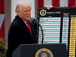 La portavoz de la Casa Blanca, Karoline Leavitt, consideró que Trump está siendo objeto de una persecución judicial. EFE/K. Nishimura.