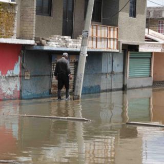 “Zona cero” de Chalco, Edomex, se inunda tras fuertes lluvias
