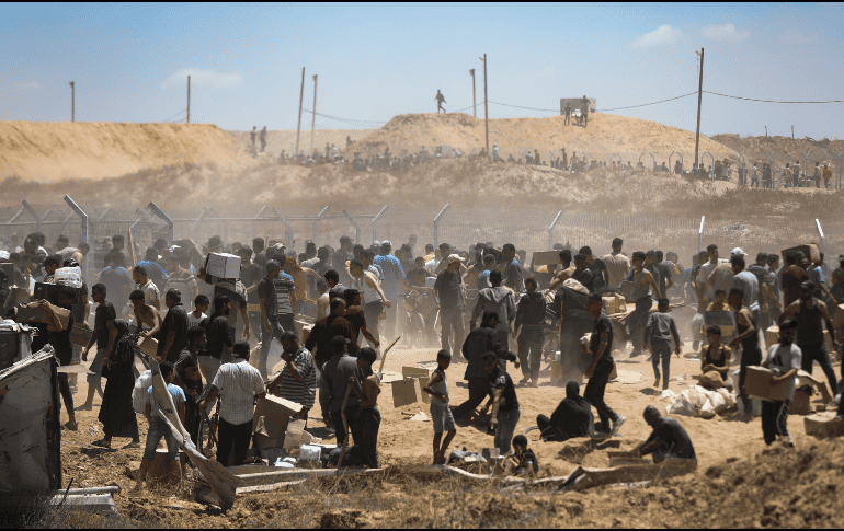 Israel anuncia nuevas operaciones militares en norte de la Franja de Gaza y ordena evacuar. EFE/H. Imad.