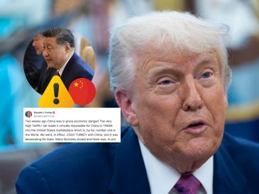 Donald Trump dedicó un mensaje contra China en su perfil de Truth Social. EFE / ARCHIVO