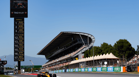 En un viernes marcado por el calor y la competitividad en pista, el equipo británico se adueñó de ambas sesiones de entrenamientos libres. EFE / S. Wu