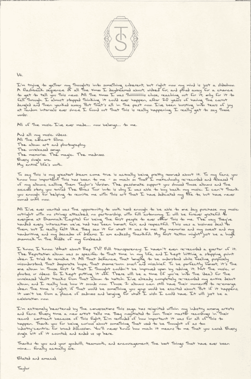  ESPECIAL / taylorswift.com