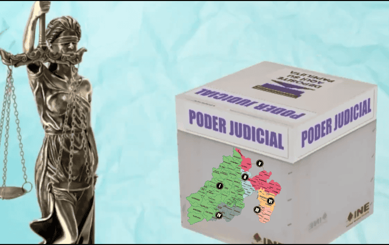 En cinco distritos no habrá elección de jueces, ni juezas y, por lo tanto, solo se recibirán 9 papeletas. ESPECIAL / X / @INEMéxico
