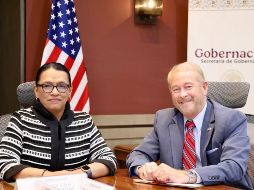 De acuerdo con la titular de la dependencia, en el encuentro ambas figuras coincidieron 