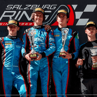 Nicolás Cortés sube al podio en Salzburgring en la F4 CEZ