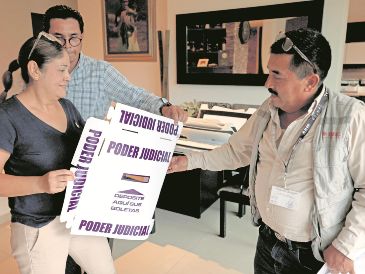 México celebra hoy su primera elección de candidatos al Poder Judicial, un ejercicio que se logró después que el Poder Legislativo avaló la Reforma en septiembre del año pasado. AFP/U. Ruiz