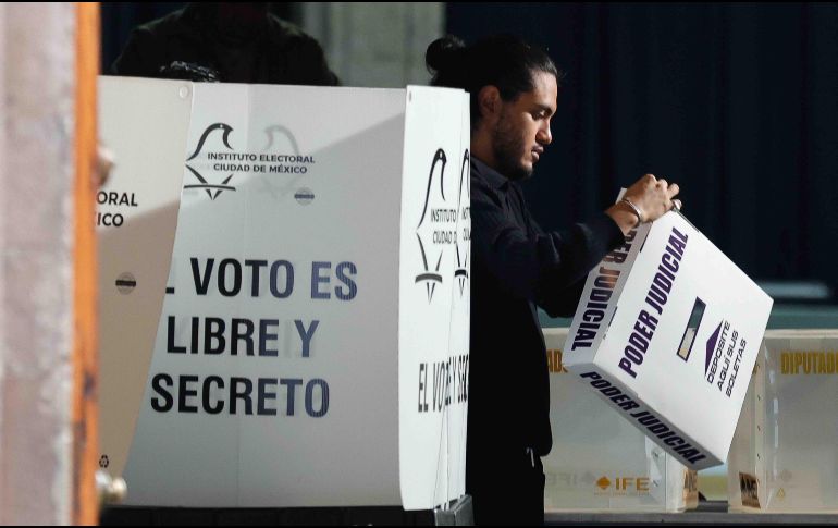Este 1 de junio se lleva a cabo una elección histórica en México. SUN / D. SIMÓN
