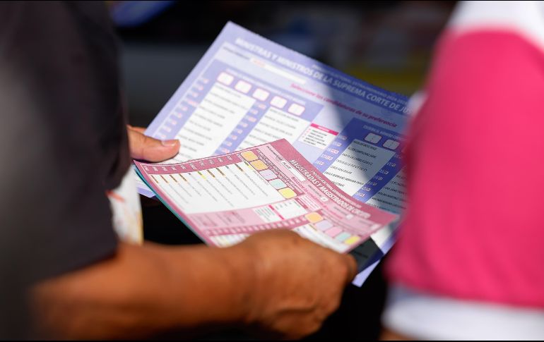 Este 1 de junio se celebra un hecho histórico en el país: la primera elección judicial, en la que la ciudadanía participa para elegir a quienes formarán parte del Poder Judicial. EL INFORMADOR/ H. FIGUEROA.