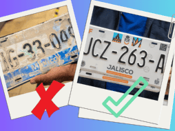 De acuerdo con las autoridades, los propietarios con placas de diseños 