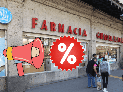 Hoy, lunes 2 de junio, Farmacias Guadalajara ofrece imperdibles descuentos y promociones. EL INFORMADOR/ ARCHIVO