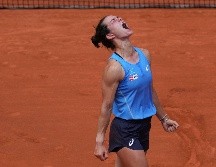 Lois Boisson reacciona después de la victoria más importante de su carrera. AP/C. Ena