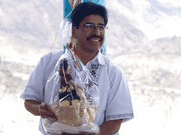 Aguilar Ortiz es coordinador General de Derechos Indígenas del Instituto Nacional de los Pueblos Indígenas (INPI) desde 2018, cuando lo nombró López Obrador. SUN/ESPECIAL