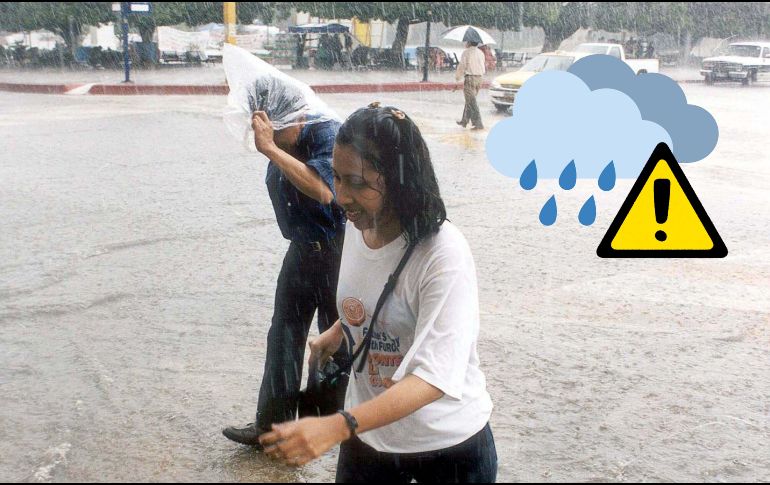 Los vientos y las lluvias derribaron decenas de árboles y también dejaron varados varios vehículos en zonas de riesgo. NTX / ARCHIVO