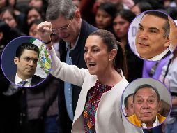 La Presidenta compartió los números del PREP durante la conferencia matutina de hoy y realizó algunos señalamientos hacia los partidos PRI, PAN y (antes) PRD. SUN / EFE / ARCHIVO