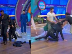 Aunque el altercado no tuvo mayores consecuencias, sí dejó una fuerte impresión entre los presentes y provocó un debate en redes sociales sobre los límites del espectáculo en televisión en vivo. X/@TuTiaSandra