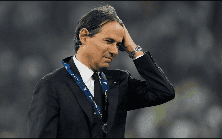 Sobre la mesa, según los medios locales, Simone Inzaghi habría aceptado un contrato de casi 30 millones por año del Al Hilal saudí. AP / L. Bruno