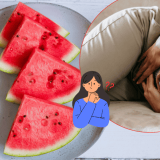 ¿Qué pasa si como sandía en la noche?