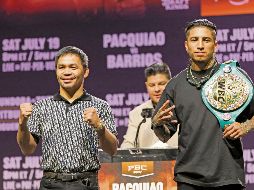 Pacquiao, de 46 años, aseguró que su retorno no será por una sola pelea. AFP/P. Fallon