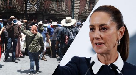 Pedro Hernández, líder de la sección 9, acusó al gobierno de la Presidenta Claudia Sheinbaum, de mentiroso y demagógico. SUN / EFE / ARCHIVO