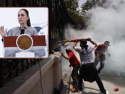 Sheinbaum afirmó que el grupo que inició los disturbios en Segob buscaba ser reprimido como una estrategia para afirmar que la Administración actual es un 