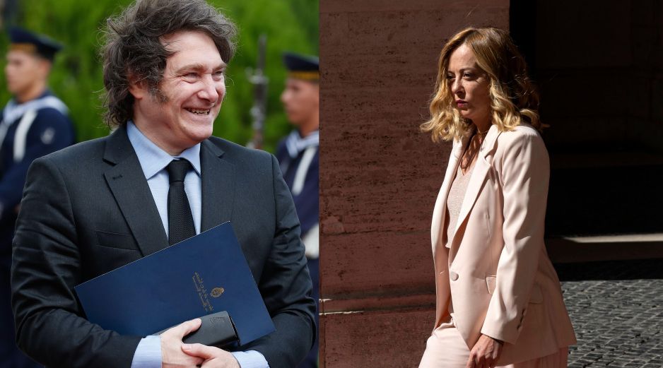 Está previsto que Milei participe en la firma de un memorando de entendimiento de un acuerdo estratégico entre la petrolera YPF y la italiana ENI. EFE / ARCHIVO / M. Percossi