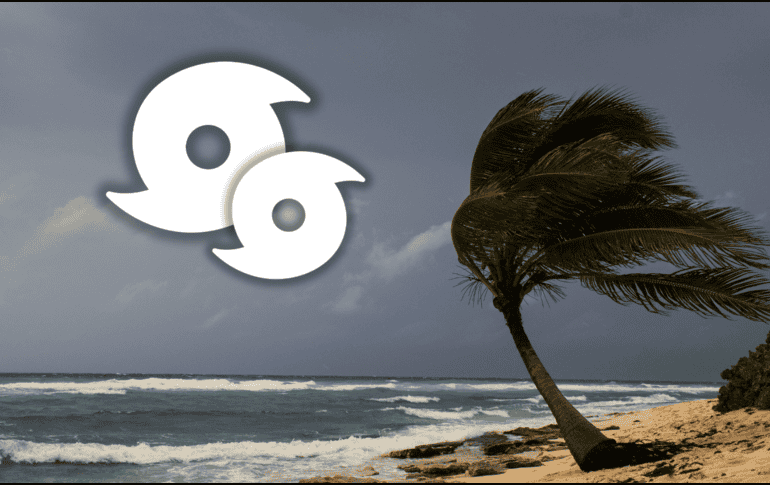 Se espera que dos ciclones tropicales se formen este fin de semana en la cuenca del Pacífico mexicano. ESPECIAL / CANVA