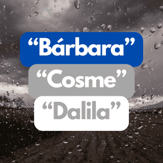 Arranca posibilidad de que aparezca ciclón "Dalila" en el Pacífico