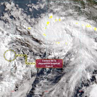 Depresión Tropical Tres-E se forma cerca de las costas de Jalisco