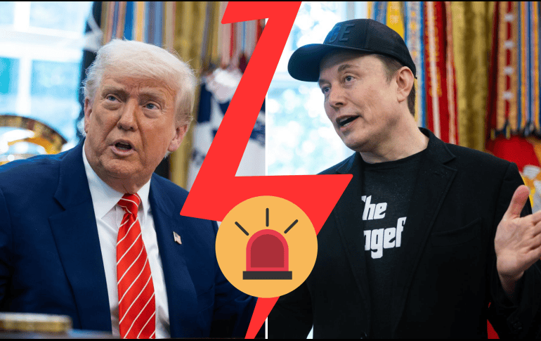 Hasta el pasado jueves, la relación entre Donald Trump y Elon Musk era estrecha. EFE/ ARCHIVO