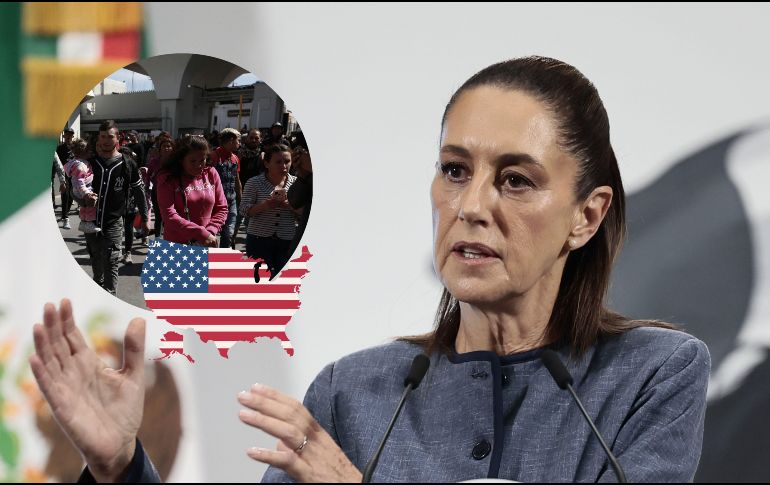 Sheinbaum puntualizó el papel de las y los migrantes en los Estados Unidos, y afirmó que desempeñan puestos de servicio y obra para los que son 