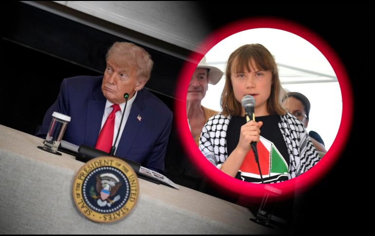 El presidente de Estados Unidos fue cuestionado acerca del incidente entre Greta Thunberg y las autoridades de Israel. EFE / EPA / YURI GRIPAS / ARCHIVO
