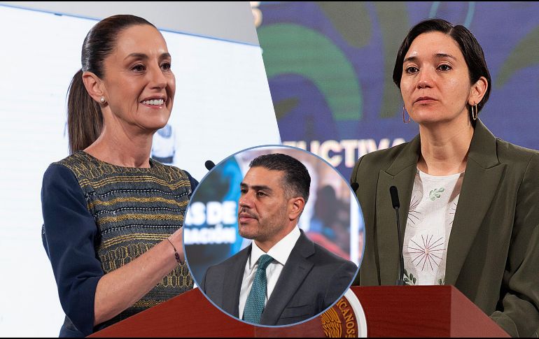 Omar García Harfuch reporó que, en los primeros ocho meses del Gobierno, las autoridades han detenido a 23 mil 417 personas por delitos de alto impacto. EFE / Presidencia de México