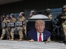 Son cientos de personas las que se han estado manifestando en las calles de Los Ángeles; en Dallas, Texas, no han llegado al centenar y en Nueva York, han sido decenas. EFE/A. DINNER/Y. GRIPAS