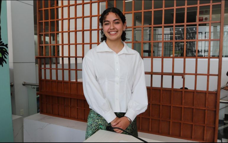 La cineasta, quien ha participado en proyectos de animación stop motion y series, así como en su ópera prima “Otro tono de azul”, agradeció a la comunidad cinematográfica que ha sido parte de su formación. CORTESÍA