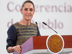 La mandataria mexicana informó: “Es falso que haya alentado protestas violentas. Claramente condeno las manifestaciones violentas. Nuestra posición es la defensa de los mexicanos”. EFE